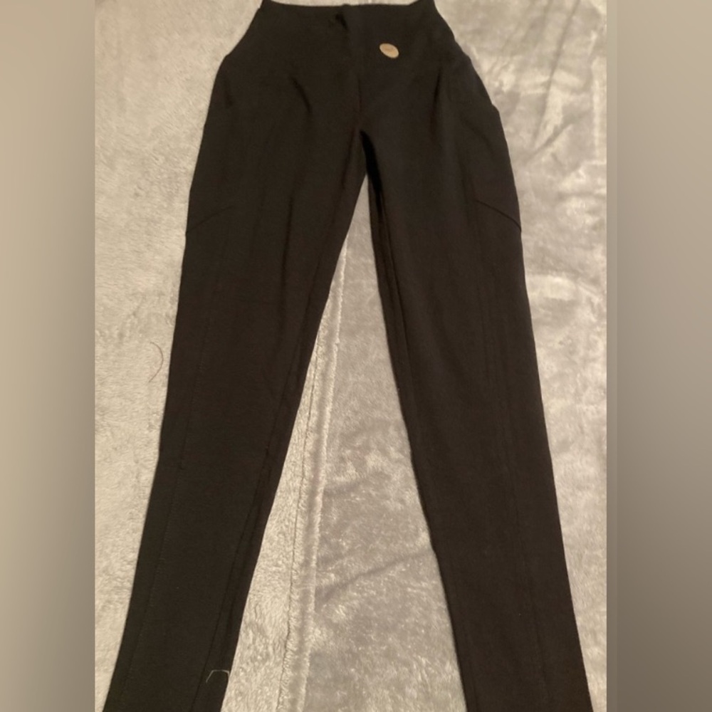Color Alien Black Leggings Cotton Spandex